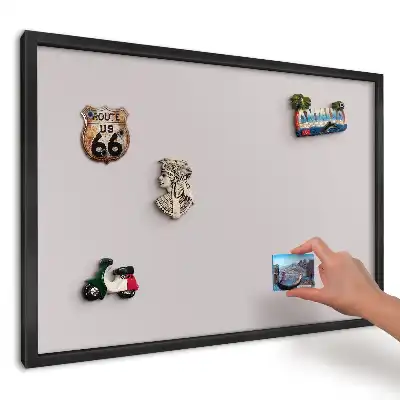 Tablă magnetică pentru magneți de vacanță cu design abstract roz și gri