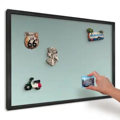 Tablă magnetică pentru magneți din vacanță cu design Gradient turcoaz relaxant