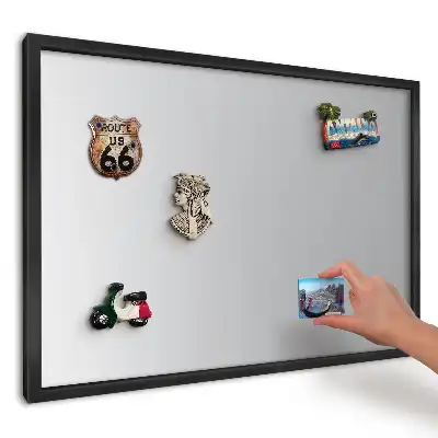 Tablă magnetică pentru magneți de frigider cu design gradient gri modern