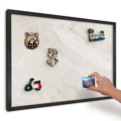 Panou magnetic pentru suveniruri cu aspect de piatră bej