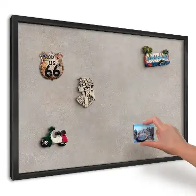 Panou magnetic pentru amintiri din călătorii cu design texturat delicat