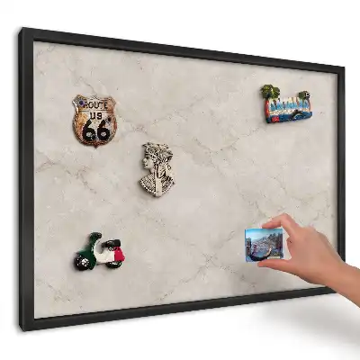 Panou magnetic pentru magneți de frigider cu design marmură clasică