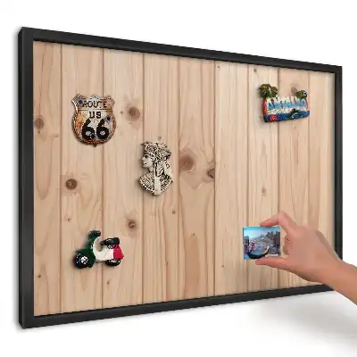 Tablă magnetică pentru magneți de vacanță cu aspect de fibră vizibilă