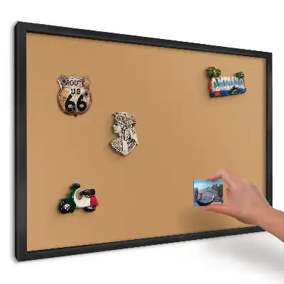 Tablă magnetică pentru magneți de vacanță Minimalism Orange Square