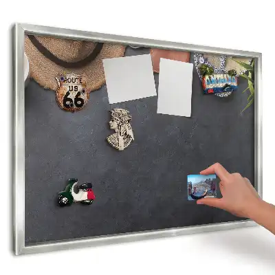 Tablă metalică de perete cu ramă Accesorii de vară pe întuneric