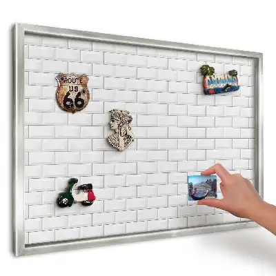 Panou magnetic înrămat Prospețime minimalistă