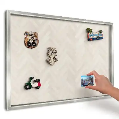 Panou magnetic înrămat cu design spirală elegant și strălucitor