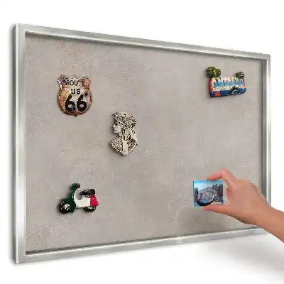 Panou magnetic înrămat cu design de texturi subtile și delicate