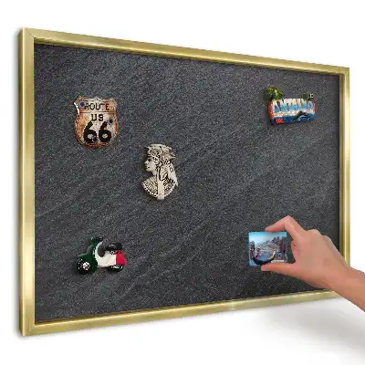 Tablă magnetică de perete cu imprimeu Piatră gri modernă