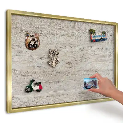 Tablă magnetică de perete cu imprimeu fibră caldă de lemn