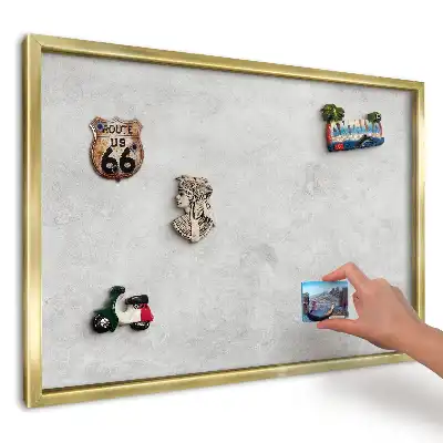 Panou din tablă pentru magneți cu design modern din beton ușor