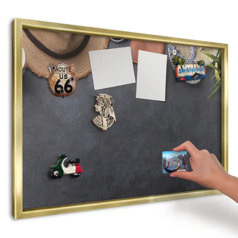 Tablă magnetică de perete cu imprimeu Accesorii de vară fosforescente