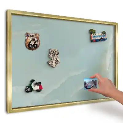 Tablă magnetică de perete cu imprimeu Tranziții delicate pastelate