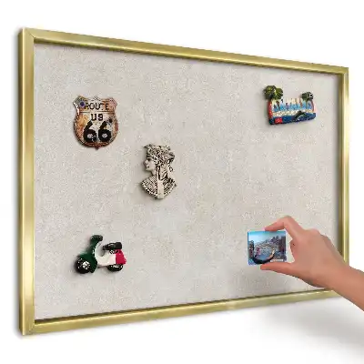 Panou magnetic din tablă pentru magneți cu textură neutră bej și crem