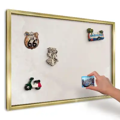 Tablă magnetică de perete cu textură subtilă bej