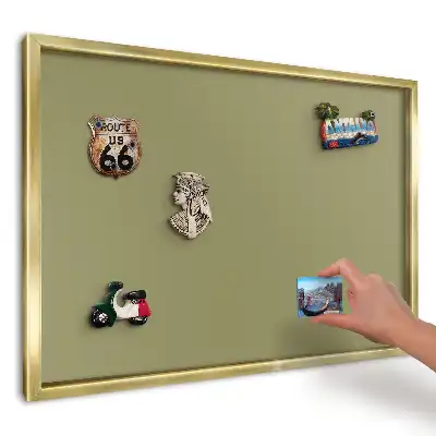 Panou decorativ din tablă pentru magneți Vibrație pozitivă galbenă