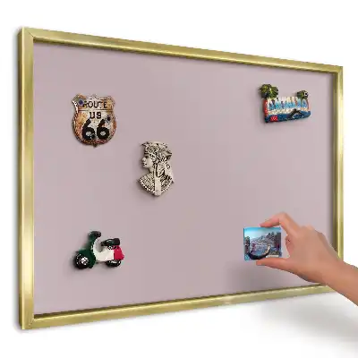 Tablă magnetică de perete cu imprimeu Minimalism roz delicat