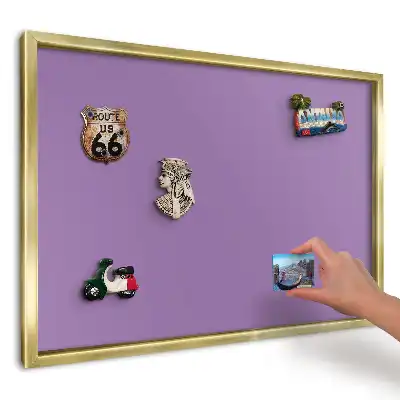 Tablă magnetică de perete cu imprimeu Eleganță violetă