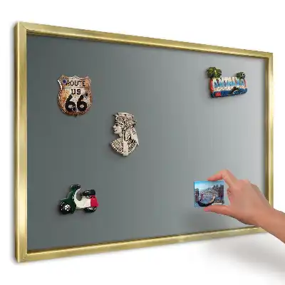 Panou magnetic din tablă pentru magneți Gradient albastru marin și albastru