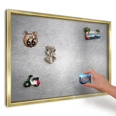 Tablă magnetică de perete cu imprimeu textură metalică zgâriată