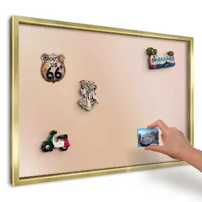 Tablă magnetică de perete imprimată cu aspect de material textil bej