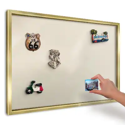 Panou din tablă pentru colecția de magneți cu design Tranziții subtile și delicate