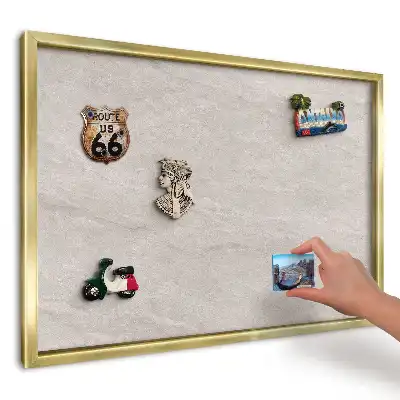 Tablă magnetică de perete cu imprimeu Compoziție armonioasă bej