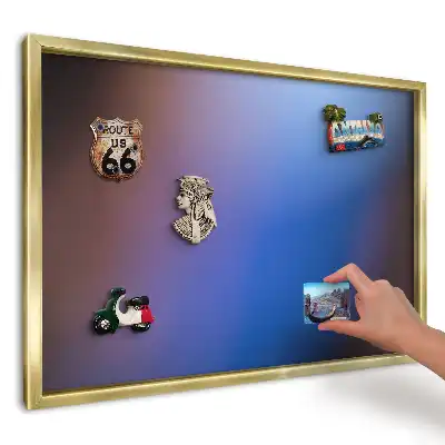 Tablă magnetică de perete cu imprimeu abstract colorat