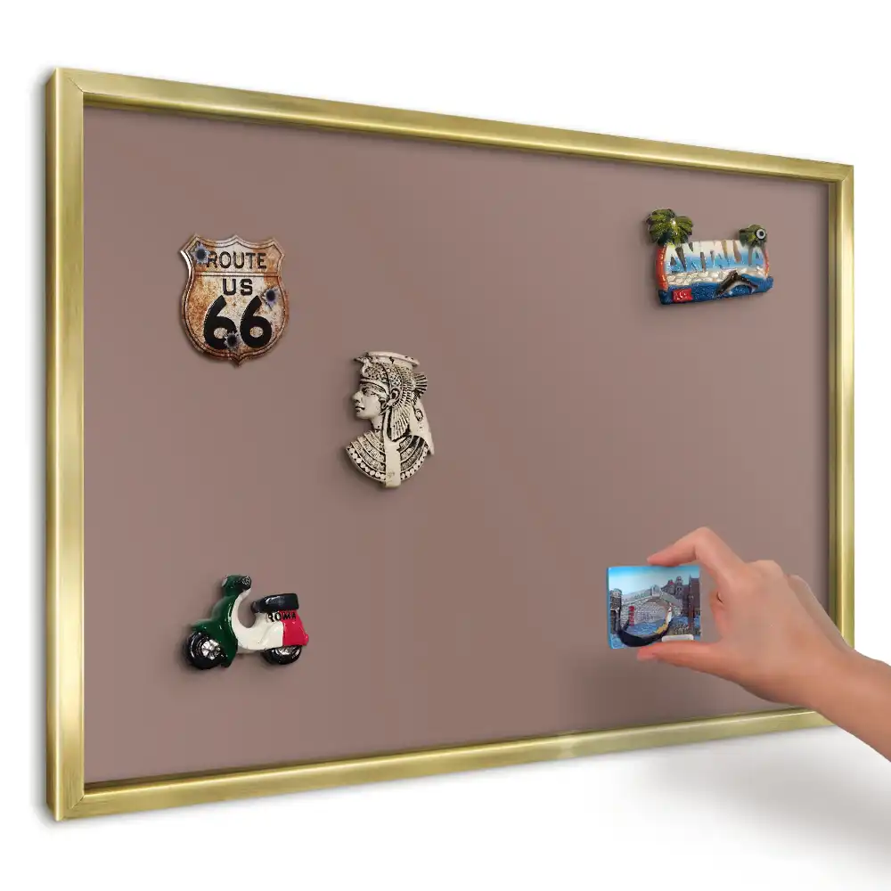 Panou din tablă pentru magneți cu design modern roșu intens