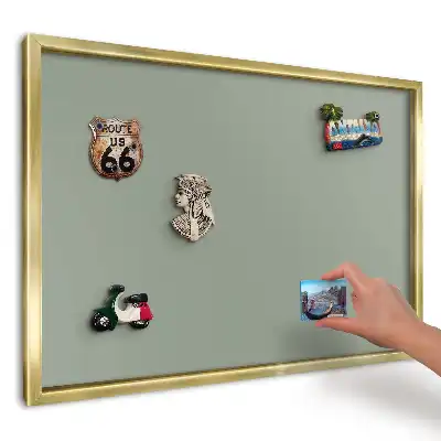 Tablă magnetică de perete imprimată în nuanță verde pastel