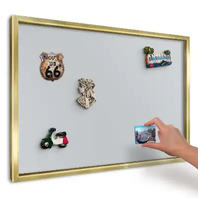 Panou din tablă pentru magneți cu design Eleganță gri calmă