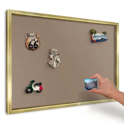 Tablă magnetică de perete cu imprimeu portocaliu solid