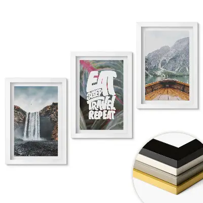 Set tablouri pentru living Aventuri în natură și călătorii