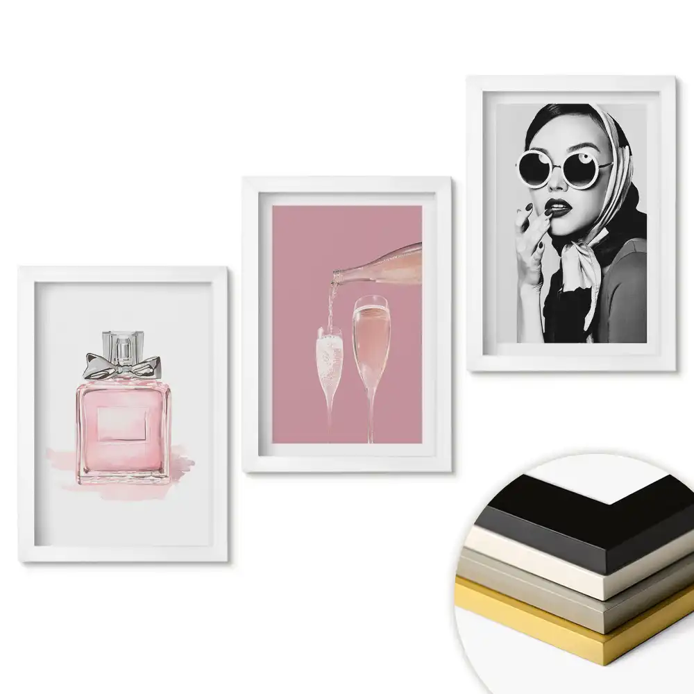 Set de tablouri pentru living Eleganță și lux în trei versiuni