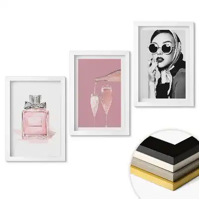 Set tablouri living Eleganță și lux în trei versiuni