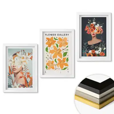 Set tablouri living Inspirații florale în artele vizuale