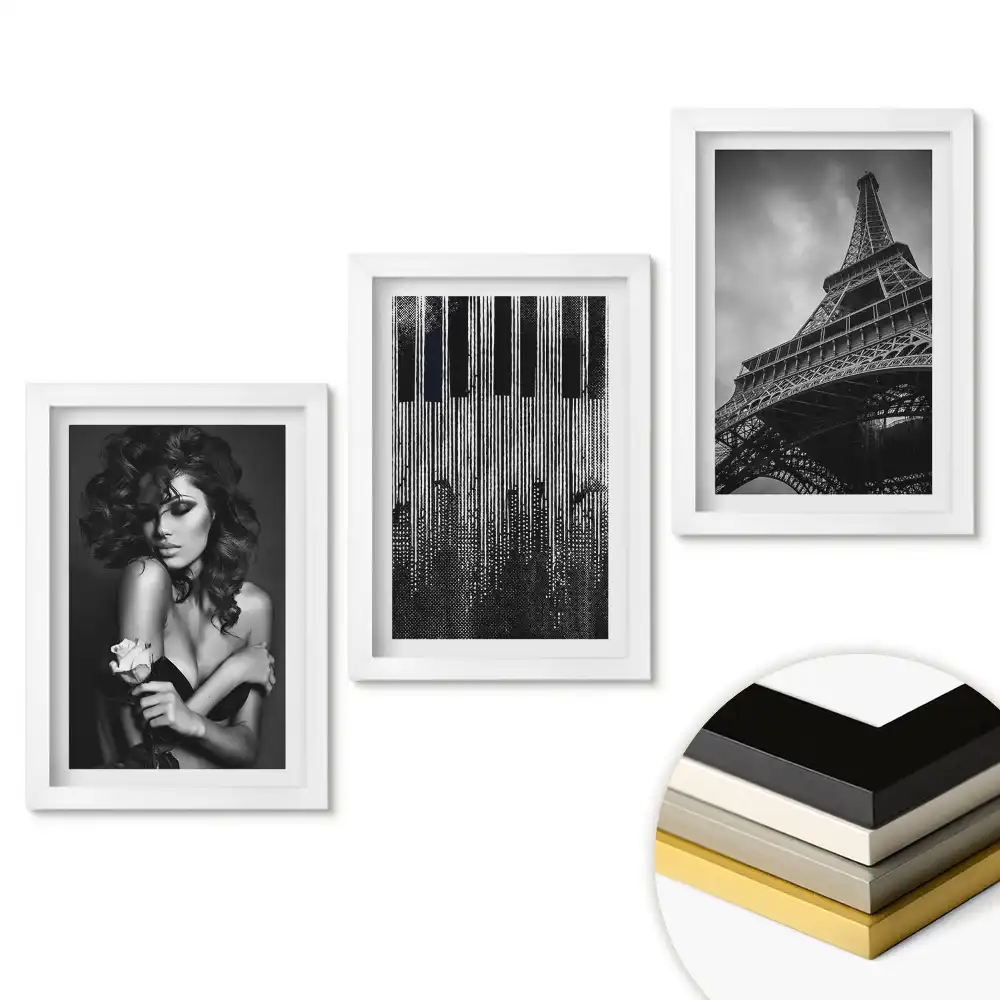 Set tablouri pentru living Eleganță, artă și arhitectură
