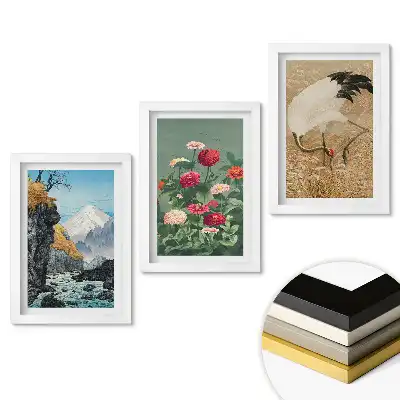 Set tablouri living Peisaje și natură în arta japoneză
