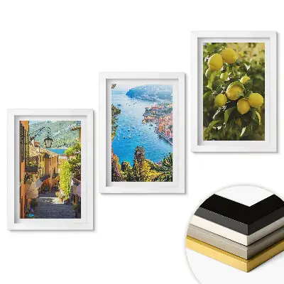 Set tablouri pentru living cu peisaje pitorești din locuri fermecătoare