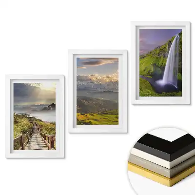Set 3 tablouri pentru dormitor cu peisaje naturale uimitoare