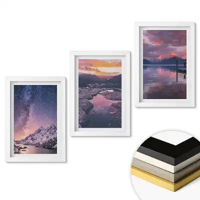 Set tablouri living Peisaje naturale uimitoare în trei versiuni