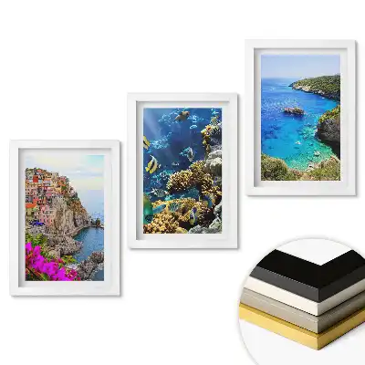 Set 3 tablouri dormitor Vederi pitorești ale naturii și arhitecturii
