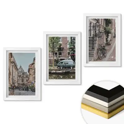 Set tablouri living Străzi istorice și viață modernă