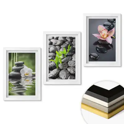 Set 3 tablouri dormitor Armonia naturii și pacea în picturi