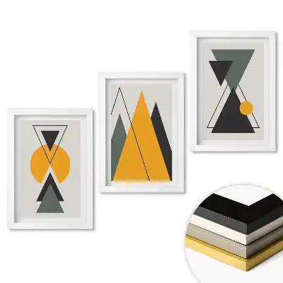 Set tablouri living Geometrie într-o versiune modernă
