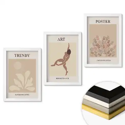 Set tablouri living Grafică elegantă pentru interioare moderne