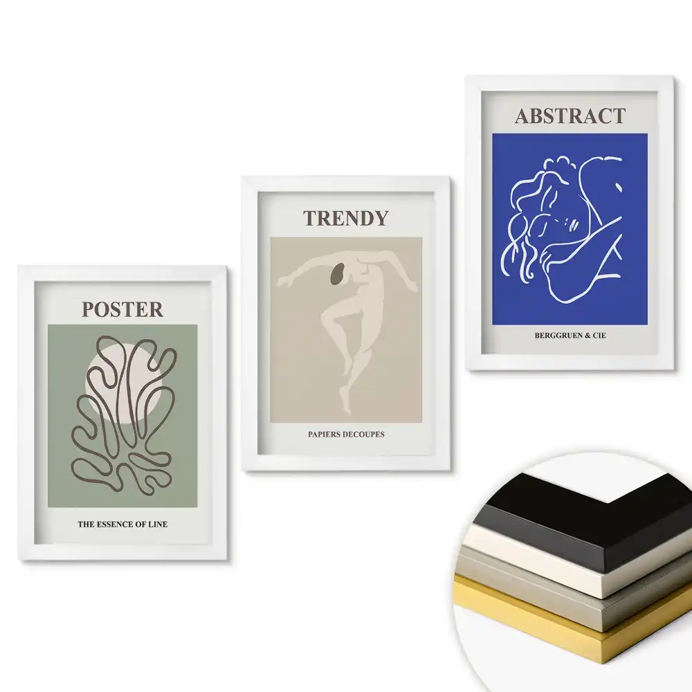 Set tablouri living Grafică interioară modernă