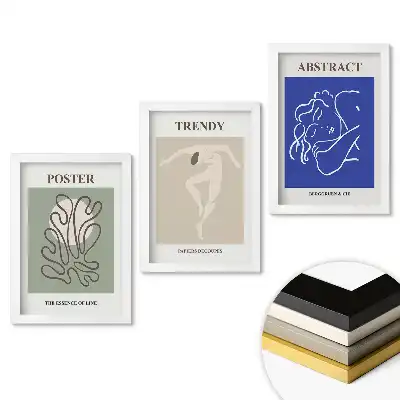 Set tablouri living Grafică interioară modernă