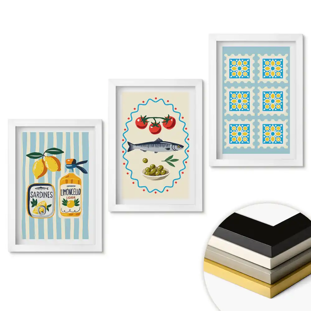 Set de tablouri pentru living Arome italiene