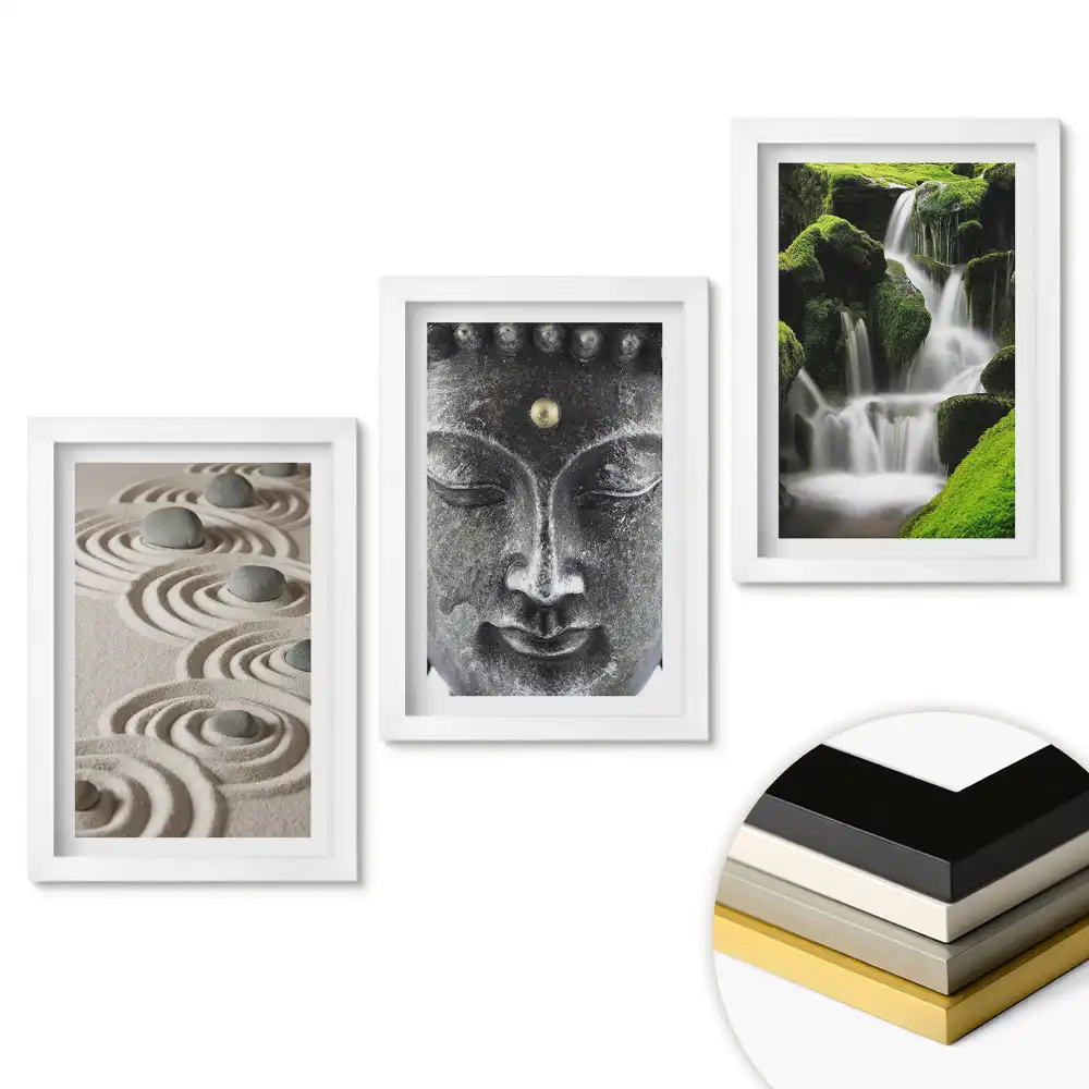 Set tablouri pentru living Armonia naturii și liniștea sufletească